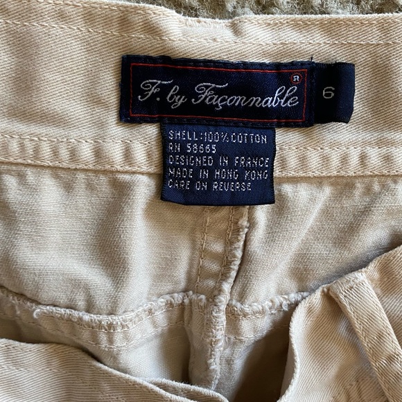 F. by Faconnable Tan Denim Skirt - Picture 3 of 6